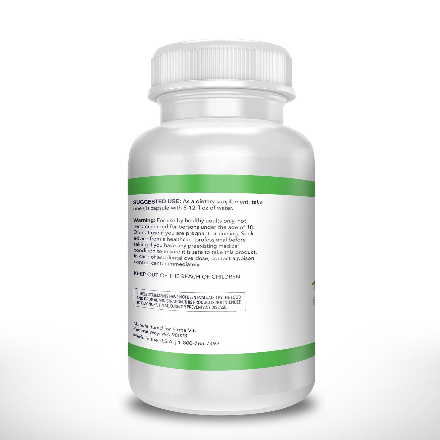 Pure Phenylethylamine (PEA) for Brain and Clarity - Firma Vita - 45 Caps 400g