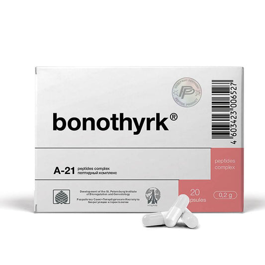 Bonothyrk® - A-21 Parathyroid Peptide Bioregulator - 20 Capsules