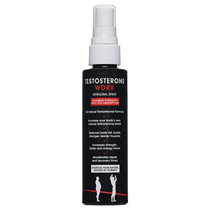 Testosterone Worx Intraoral Spray - Increases Libido Rapidly
