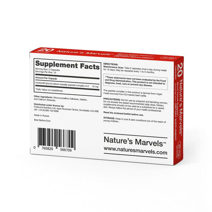 Nature’s Marvels – Blood Cells Bioregulator with Ventfort 20 Caps