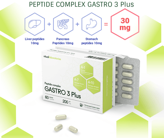 Gastro 3 Plus - Digestive System Peptide Complex