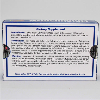 Medicardium: Heavy Metal and Calcification Detox (10 Suppositories)