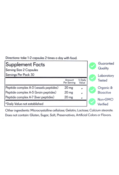Neuro 3 Plus - Nervous System & Brain Peptide Complex
