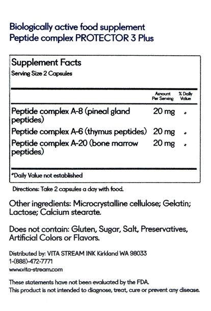 Protector 3 Plus - Immune System Peptide Complex