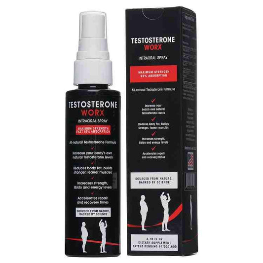Testosterone Worx Intraoral Spray - Increases Libido Rapidly