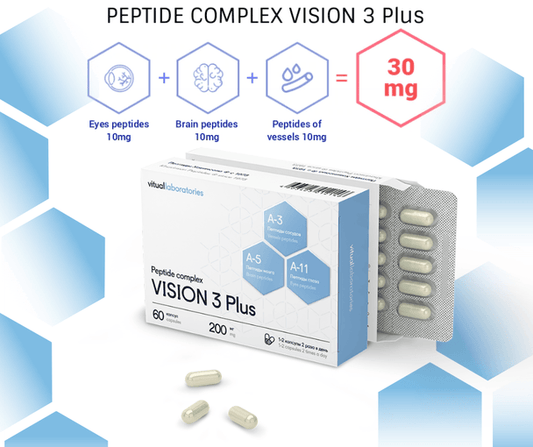 Vision 3 Plus - Visual System Peptide Complex