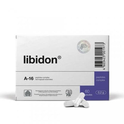 Libidon® - A-16 Prostate Peptide Bioregulator - 60 Capsules