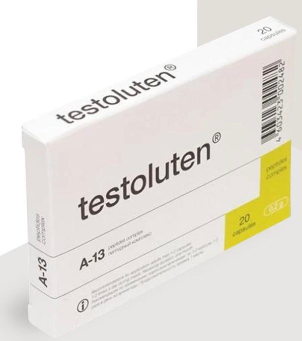 Testoluten® - A-13 Testes Peptide Bioregulator - 20 Capsules