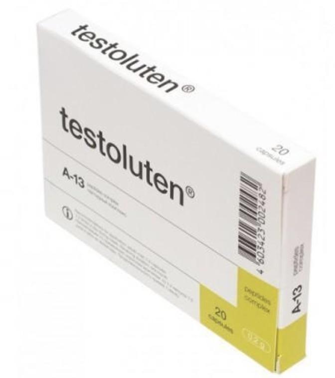 Testoluten® - A-13 Testes Peptide Bioregulator - 20 Capsules